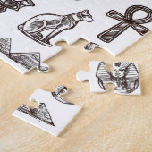 Timeless Egyptian Antiquities Digital Patterns ジグソーパズル (側面)