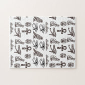 Timeless Egyptian Antiquities Digital Patterns ジグソーパズル (横)