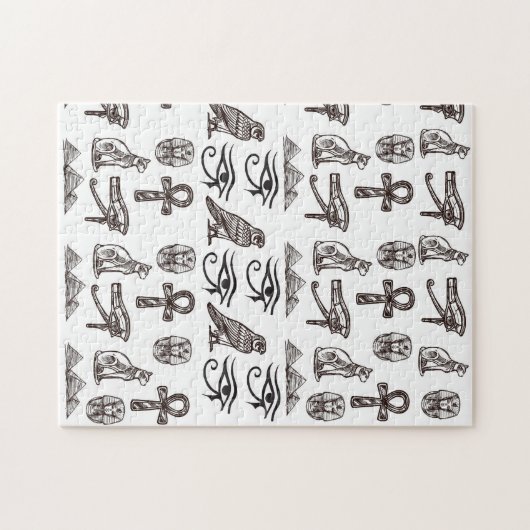 Timeless Egyptian Antiquities Digital Patterns ジグソーパズル (横)