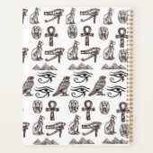 Timeless Egyptian Antiquities Digital Patterns プランナー手帳 (裏面)