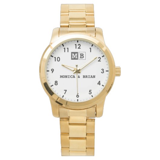 Timeless elegance Antique style  monogram  腕時計 (正面)