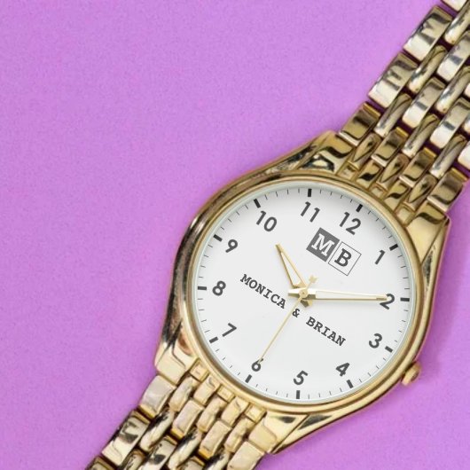 Timeless elegance Antique style  monogram  腕時計