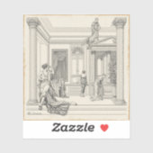 Timeless Elegance: Black & White Traditional Paint シール (シート)