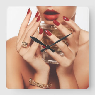 Timeless Elegance Home Decor  スクエア壁時計