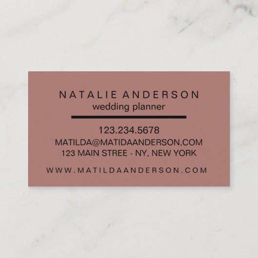 Timeless Elegance in Every Detail embodies 名刺 (裏面)