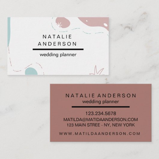 Timeless Elegance in Every Detail embodies 名刺 (正面/裏面)