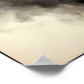 Timeless Elegance In Smoky Portrait ポスター (角)