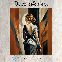 Timeless Elegance – Vintage Fashion Illustration 薄葉紙