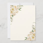 Timeless Elegance Wedding Invitation 招待状 (裏面)