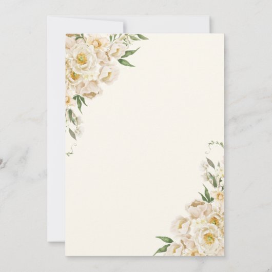 Timeless Elegance Wedding Invitation 招待状 (裏面)