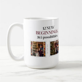 Timeless Family Photo カスタム 2025カレンダー コーヒーマグカップ