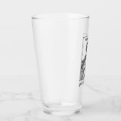 "Timeless Feminity"エッエレガントチング16 oz.ガラス タンブラーグラス (右)