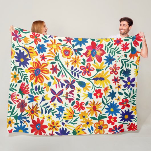Timeless Floral Grace 60x80 フリースブランケット (インサイチュ)