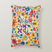 Timeless Floral Grace Accent Pillow アクセントクッション (裏面(縦))