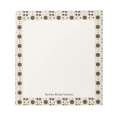 Timeless Florals ノートパッド (正面)