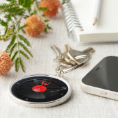 Timeless Groove Turntable Keychain キーホルダー (側面)