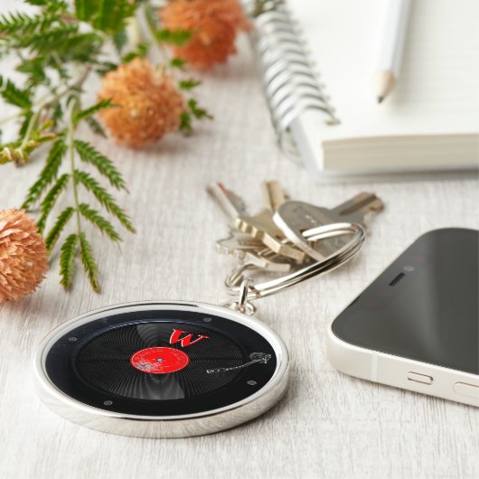 Timeless Groove Turntable Keychain キーホルダー (側面)