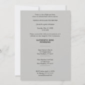 Timeless Holy First Communion Nice Girl  招待状 (裏面)