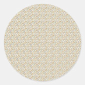 Timeless Lavender Sprigs & Earthy Wildflowers ラウンドシール (正面)