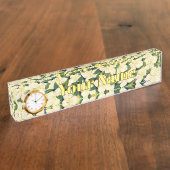 Timeless Love Floral デスクネームプレート (側面)