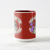 Timeless love story brick red ツートーンマグカップ (中央)