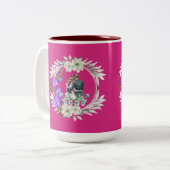 Timeless love story magenta ツートーンマグカップ (正面左)