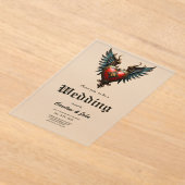 Timeless love, surreal elegance in steampunk style アクリル招待状 (レイダウン)