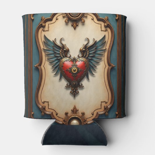 Timeless love, surreal elegance in steampunk style 缶クーラー (裏面)