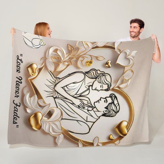 "Timeless Love Treasure" フリースブランケット (インサイチュ)