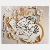 "Timeless Love Treasure" フリースブランケット (正面(横))