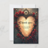 Timeless Love –Victorian Gothic Wedding Collection サンキューカード (正面)