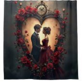 Timeless Love –Victorian Gothic Wedding Collection シャワーカーテン (正面)