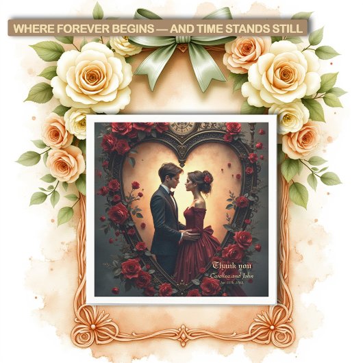 Timeless Love –Victorian Gothic Wedding Collection スタンダードカクテルナプキン