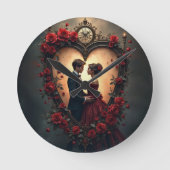 Timeless Love –Victorian Gothic Wedding Collection ラウンド壁時計 (正面)