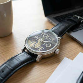 Timeless Moments Personalized Custom Photo Watch 腕時計