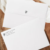 Timeless Monochrome Wedding All in One Invitation 招待状