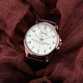 Timeless Monogrammed Couple’s Name  腕時計