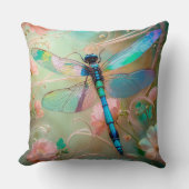 Timeless Nouveau Graceful Dragonfly クッション (正面)