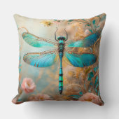 Timeless Nouveau Graceful Dragonfly クッション (正面)