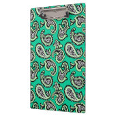 Timeless Paisley on Green Background クリップボード (左)