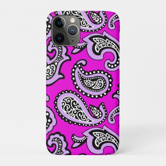 Timeless  Paisley on Hot Pink  Background Case-Mate iPhoneケース (裏)