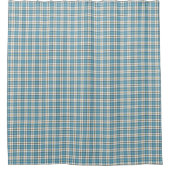 Timeless Plaid Shower Curtain – Gift for Men シャワーカーテン (正面)