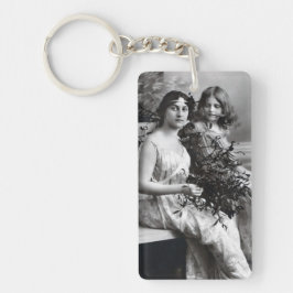 Timeless Portrait of Mother and Daughter  キーホルダー