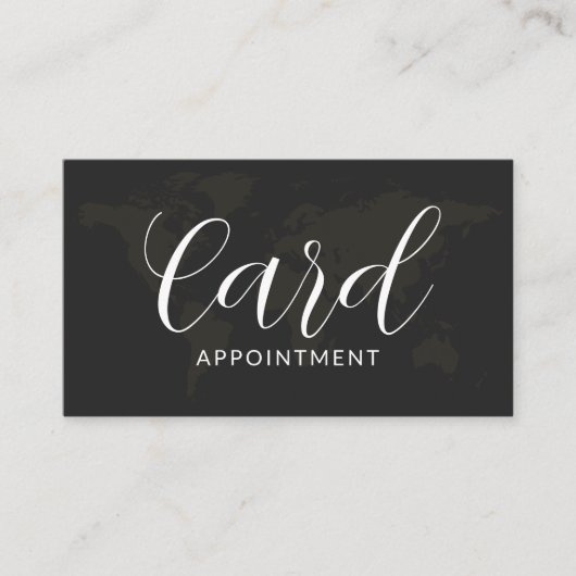 Timeless Professional Elegant Custom 予約カード (正面)