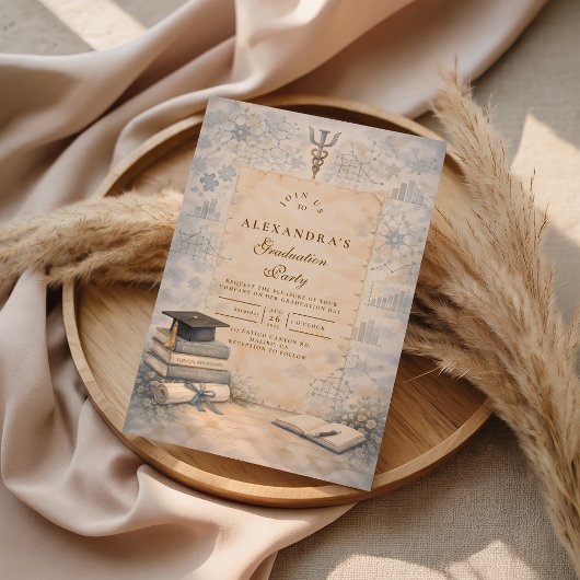 Timeless Psychology Graduation 招待状