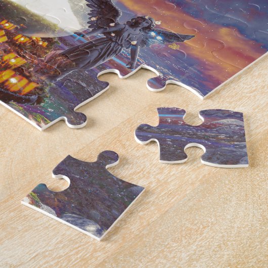 Timeless puzzle hourglass clock ジグソーパズル (側面)