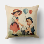 Timeless Retro Kids クッション (裏面)