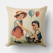 Timeless Retro Kids クッション (正面)