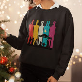 Timeless Reverence: Retro Christmas Sweatshirt スウェットシャツ