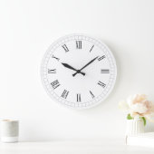 Timeless Roman Numeral Wall Clock ラージ壁時計 (ホーム)
